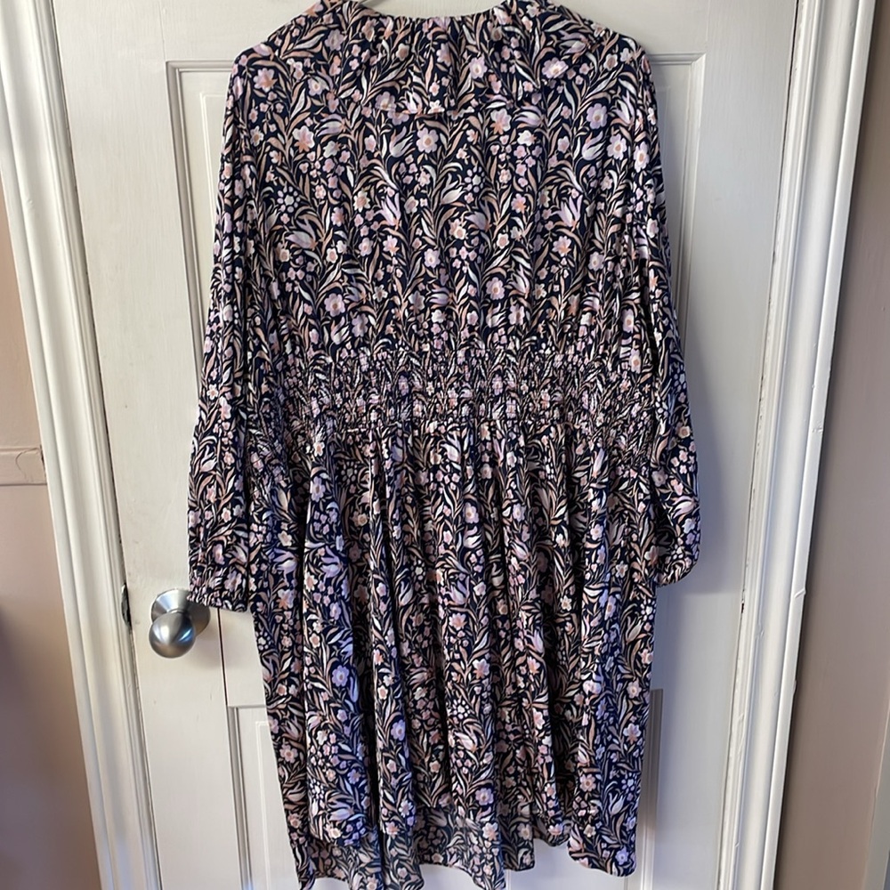 J. Crew V-neck mini dress in floral fields women’s size 3X - Picture 9 of 16
